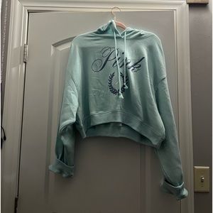 Pink Crop top hoodie size 2X